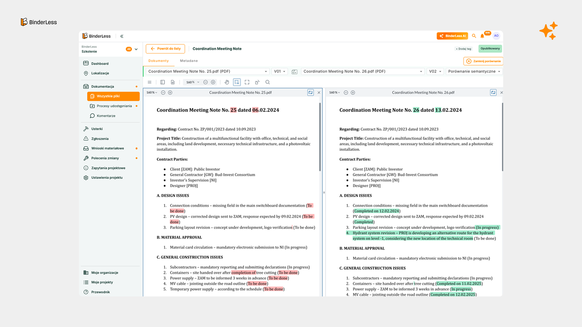prezentacja porównywarki BinderLess