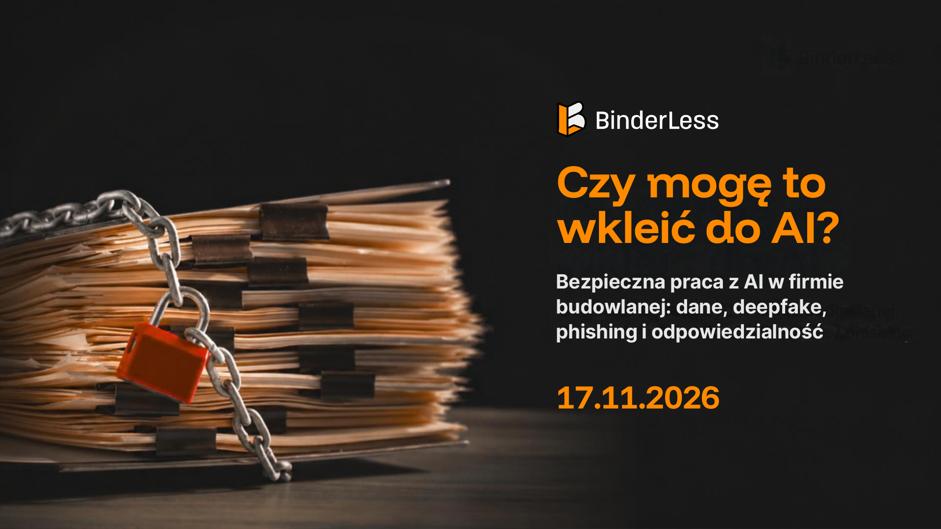 Okładka webinaru - bezpieczeństwo ai